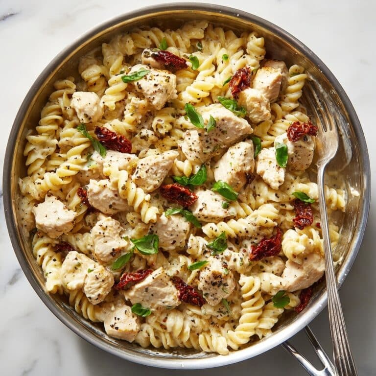 One-Pot Creamy Sun-Dried Tomato Chicken Pasta Recipe
