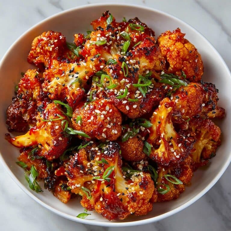Sweet and Spicy Baked Cauliflower Recipe