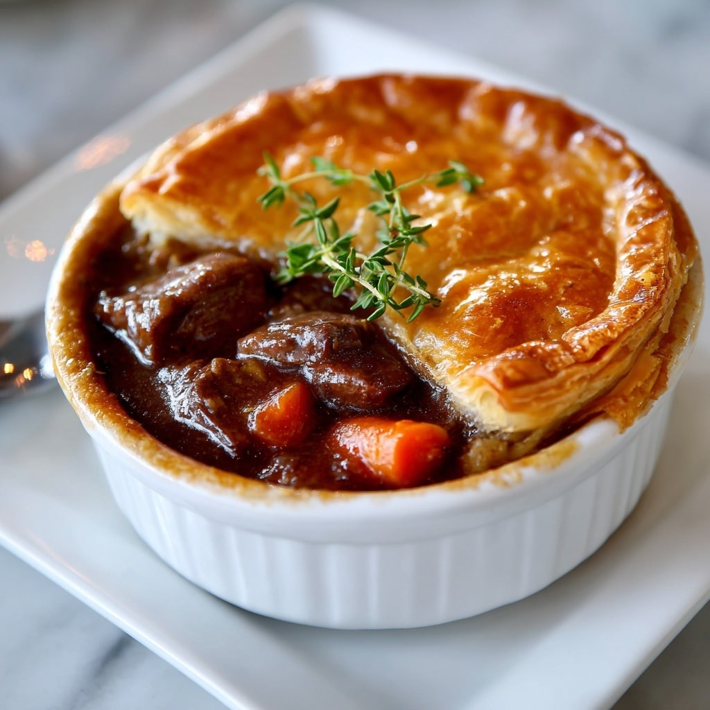Guinness Braised Beef Pot Pie Recipe