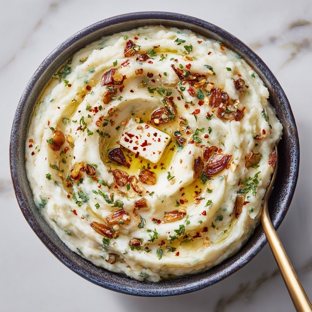 Creamy Roasted Garlic Mashed Potatoes Recipe