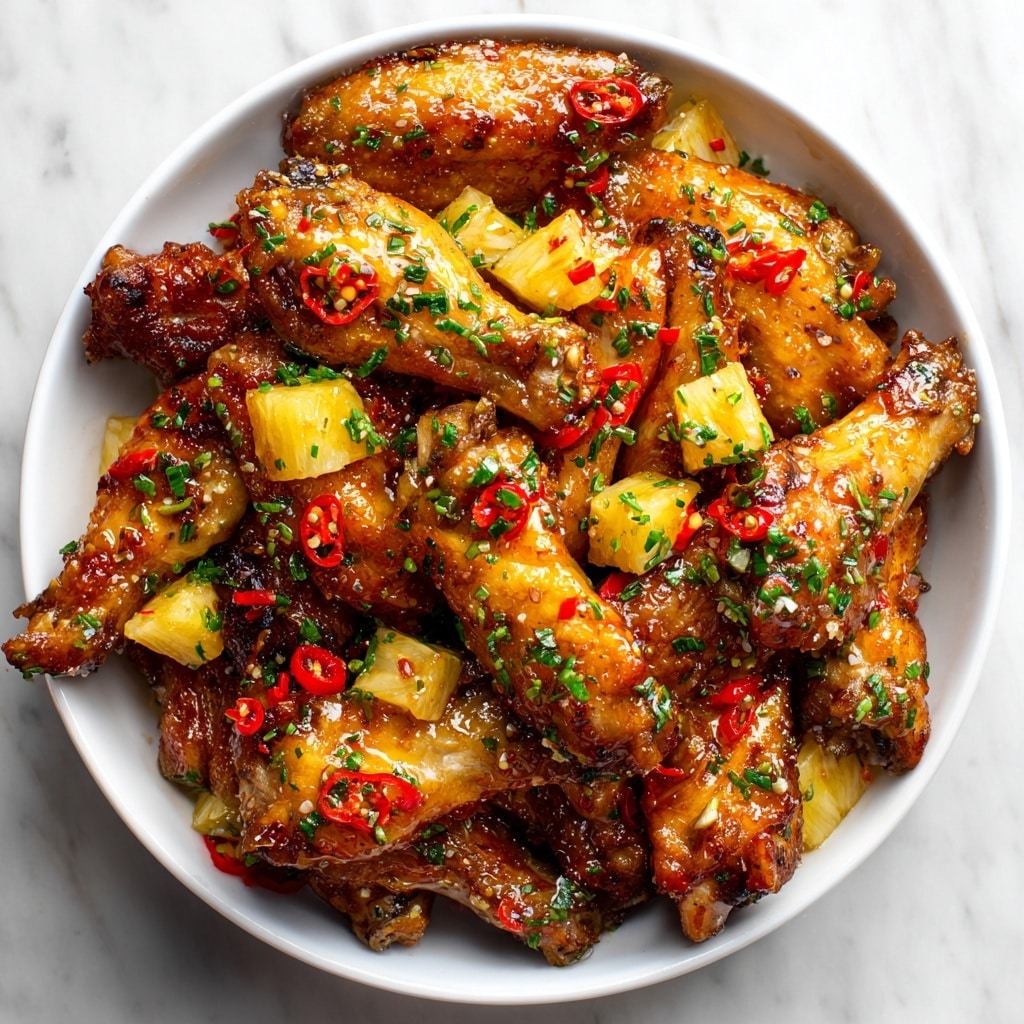Brown Sugar Pineapple Wings Chicken Recipe