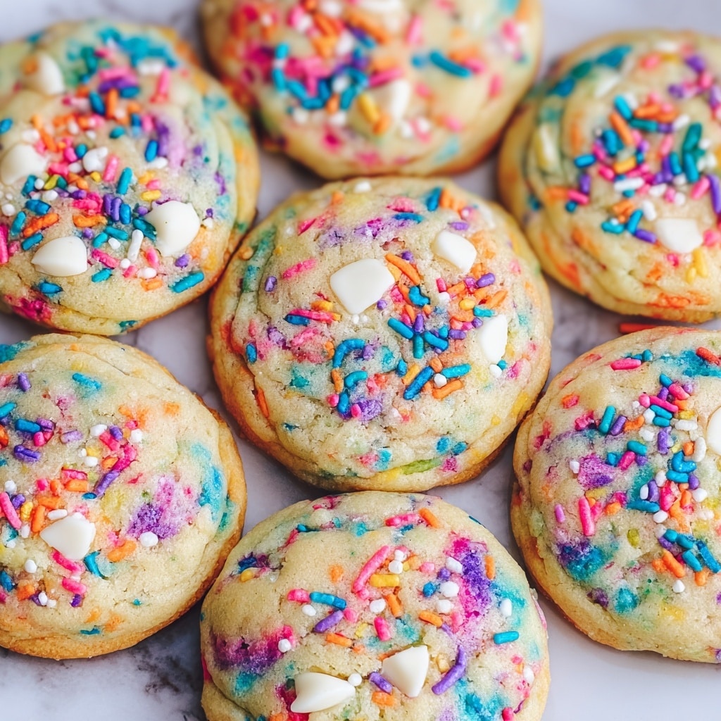 White Chocolate Confetti Cookies Recipe