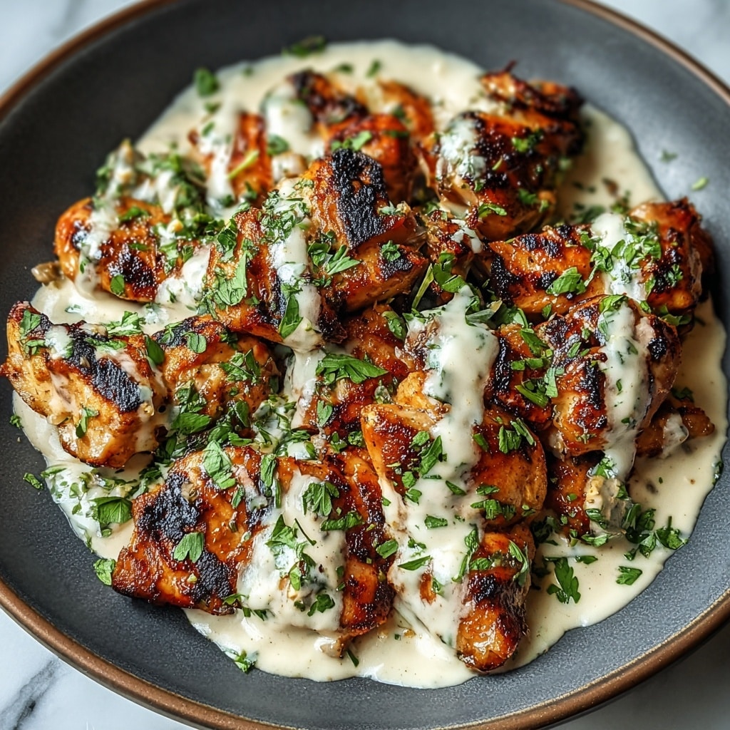 Chicken Shawarma with Creamy Garlic Sauce Recipe