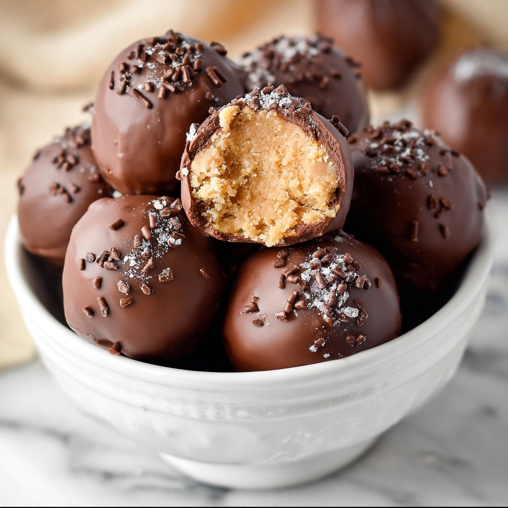 Peanut Butter Balls with Chocolate Rice Krispies Recipe