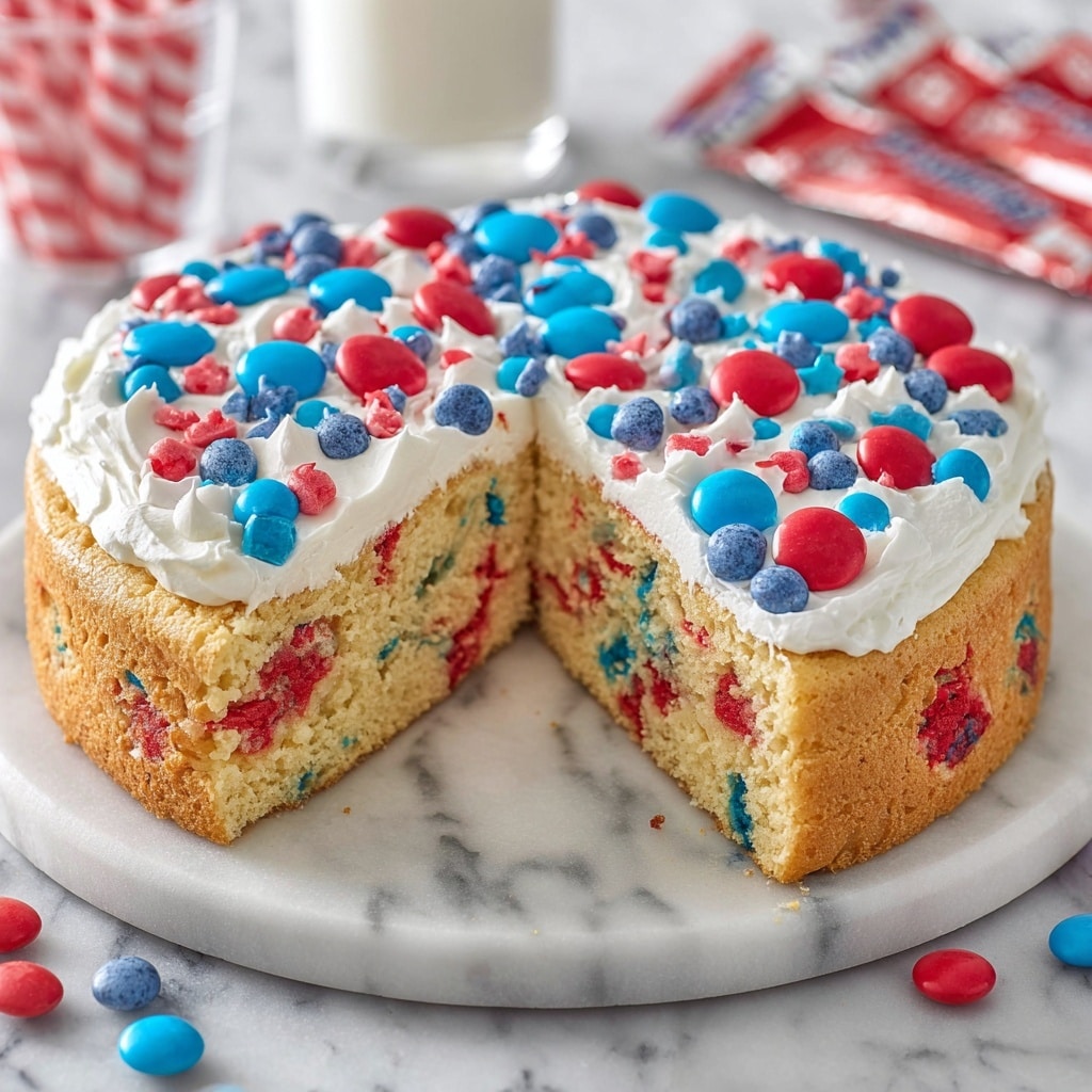 Fireworks Sugar Cookie Cake Recipe
