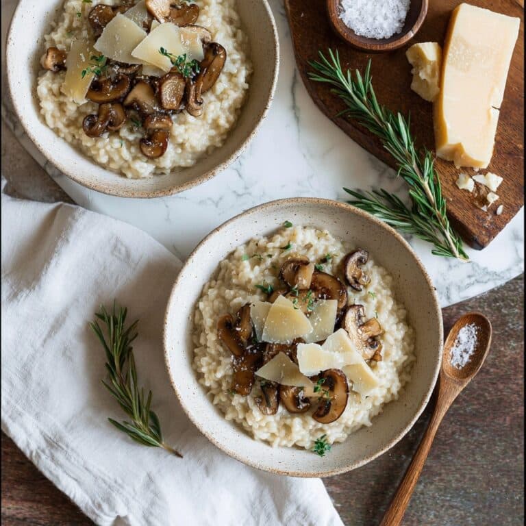 Mushroom and Chestnut Risotto Recipe