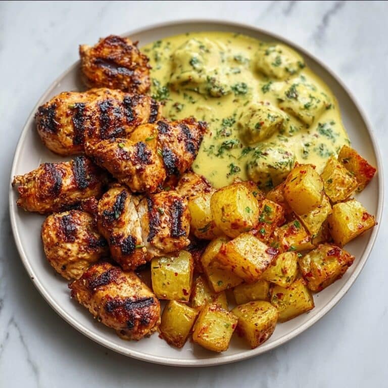 Tuscan Garlic Chicken with Crispy Potatoes Recipe