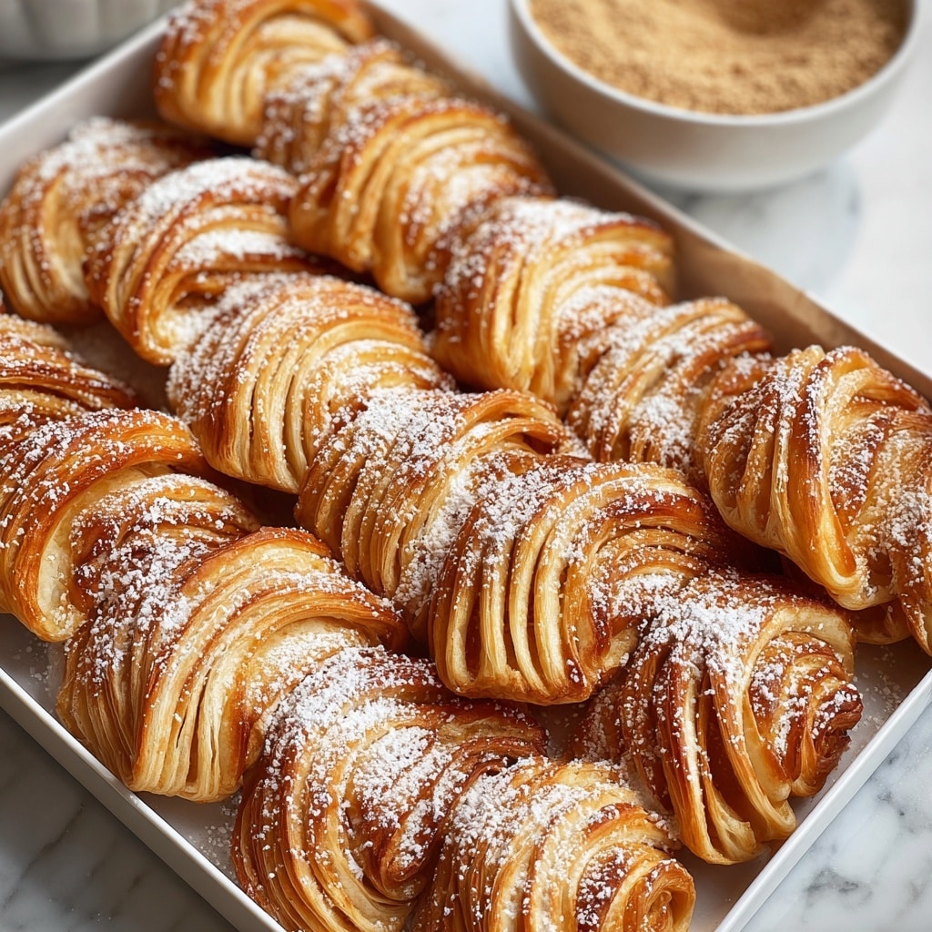 Cinnamon Cheesecake Puff Pastry Twists Recipe - Recipe Image