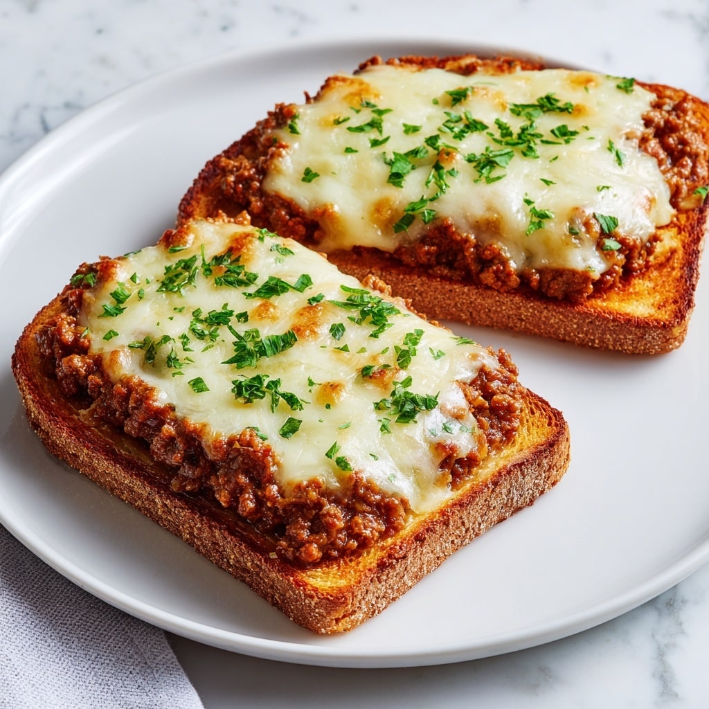 Cheesy Garlic Bread Sloppy Joes Recipe