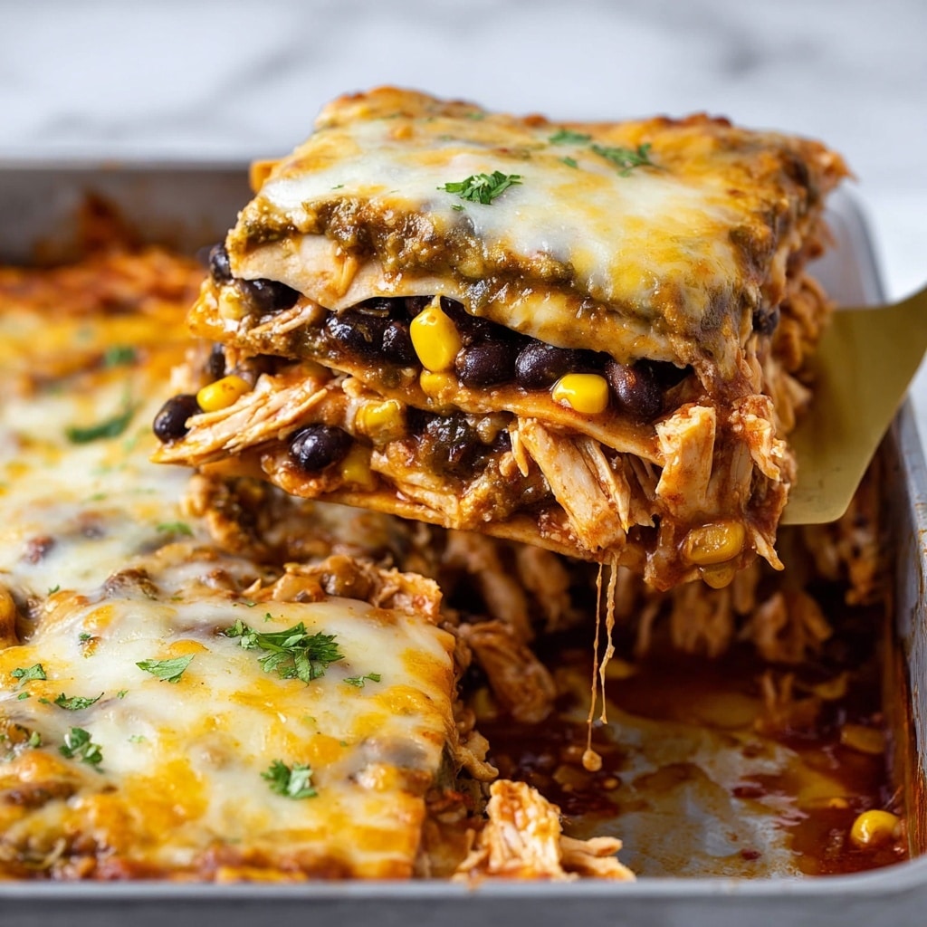 Mexican Chicken Lasagna Recipe - Recipe Image