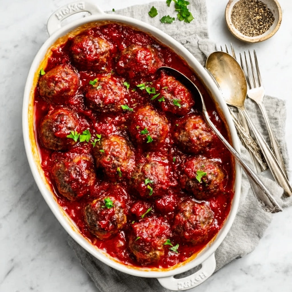 Cranberry Glazed Meatballs Recipe - Recipe Image
