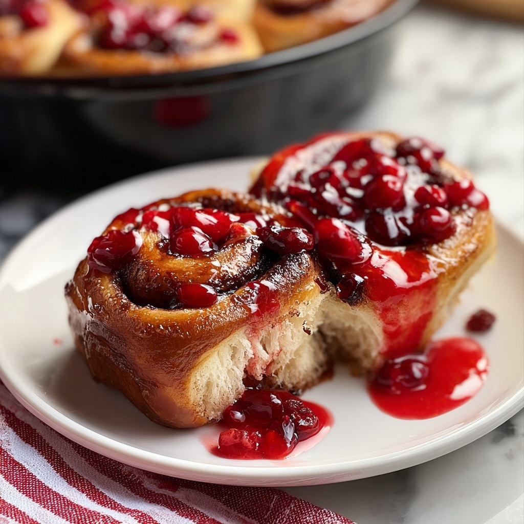 Crock Pot Cinnamon Rolls with Cherry Pie Filling Recipe - Recipe Image
