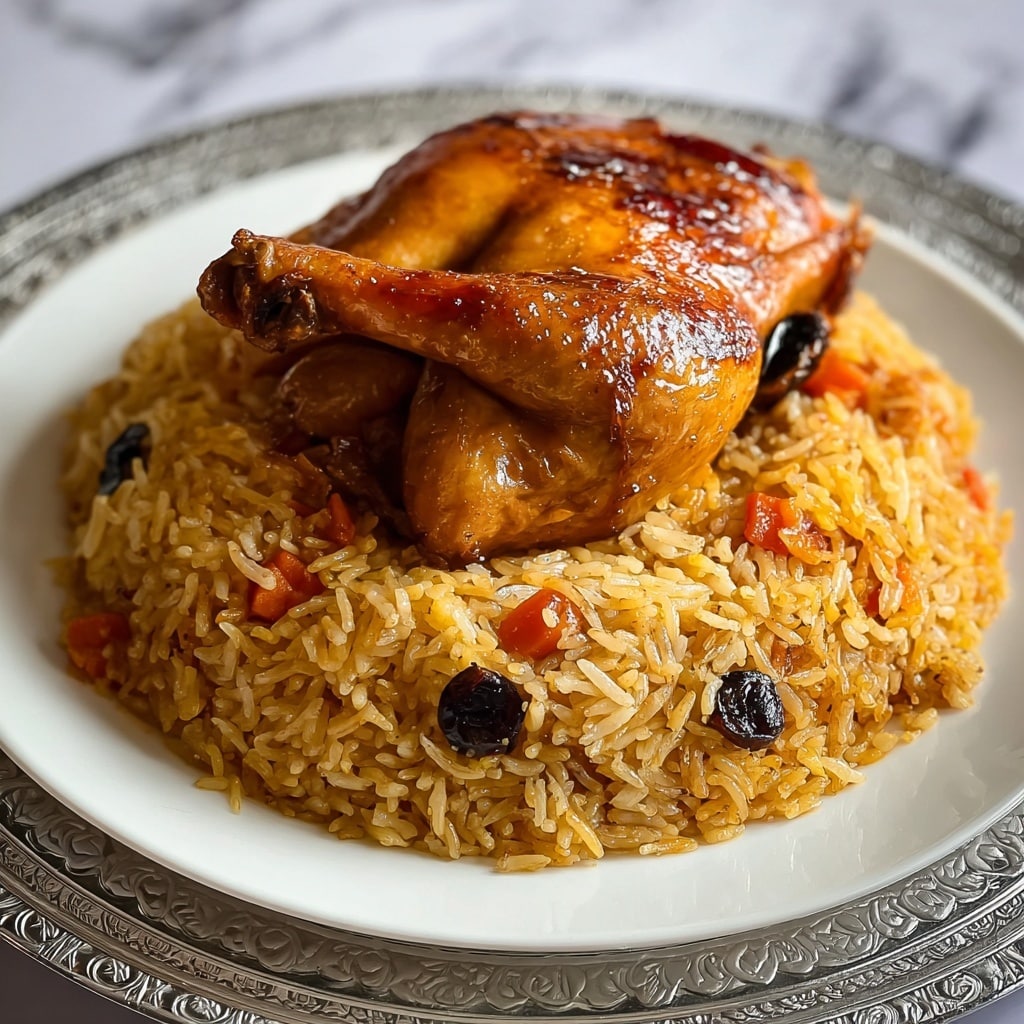 Chicken Kabsa (Arabian Chicken and Rice) Recipe - Recipe Image