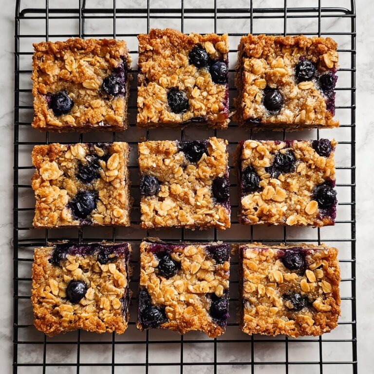 Blueberry Oatmeal Breakfast Bars Recipe