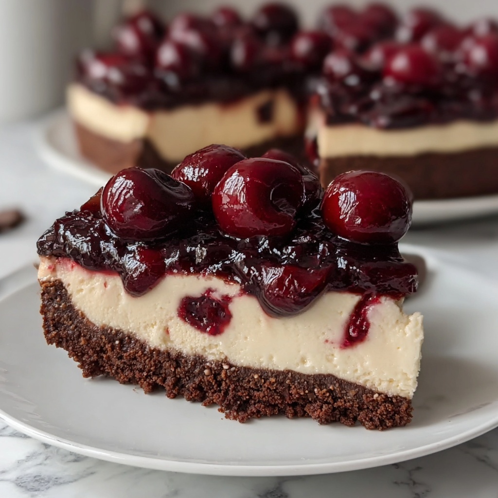 Cherry Chocolate Cheesecake Recipe