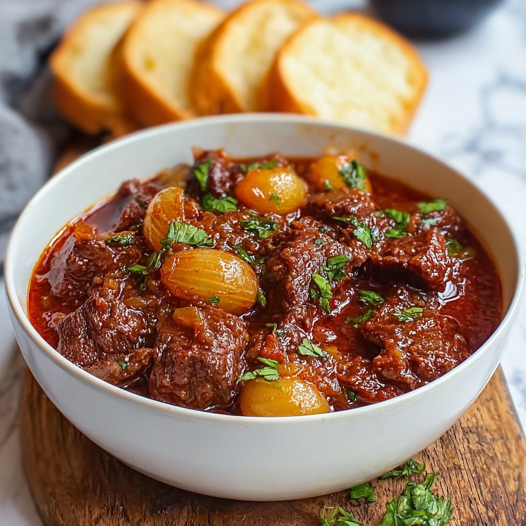Stifado: Greek Beef Stew with Shallots Recipe - Recipe Image