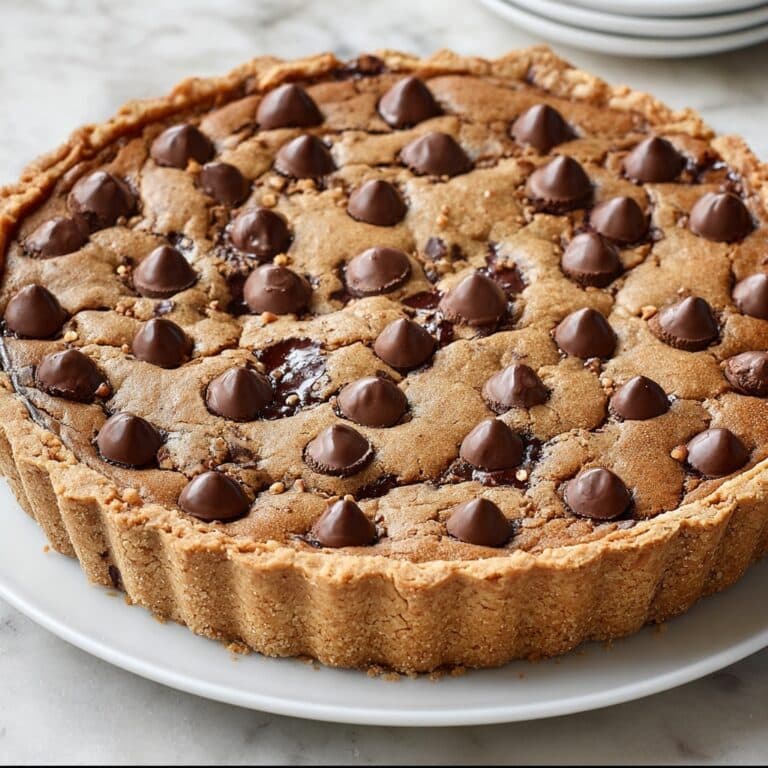 Deep Dish Chickpea Cookie Pie Recipe