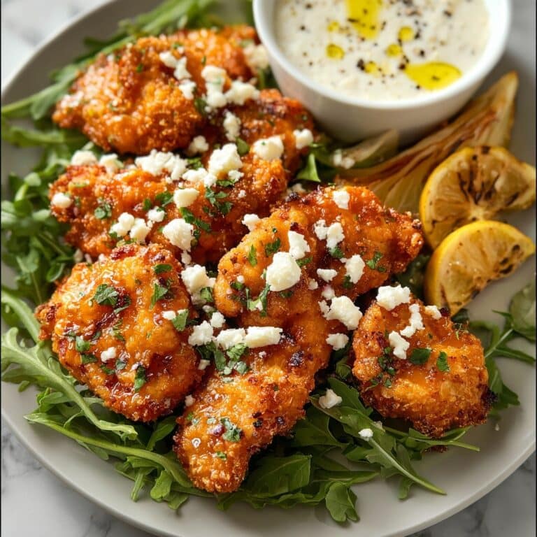 Crispy Hot Honey Feta Chicken Recipe