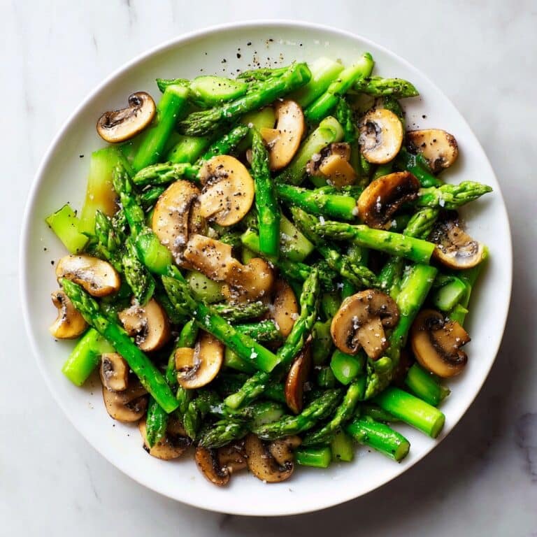 Sauteed Asparagus and Mushrooms Recipe