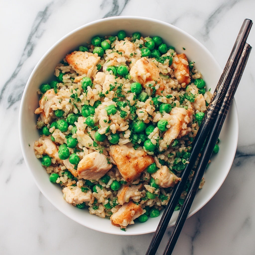 Sticky Garlic Chicken Fried Rice Recipe