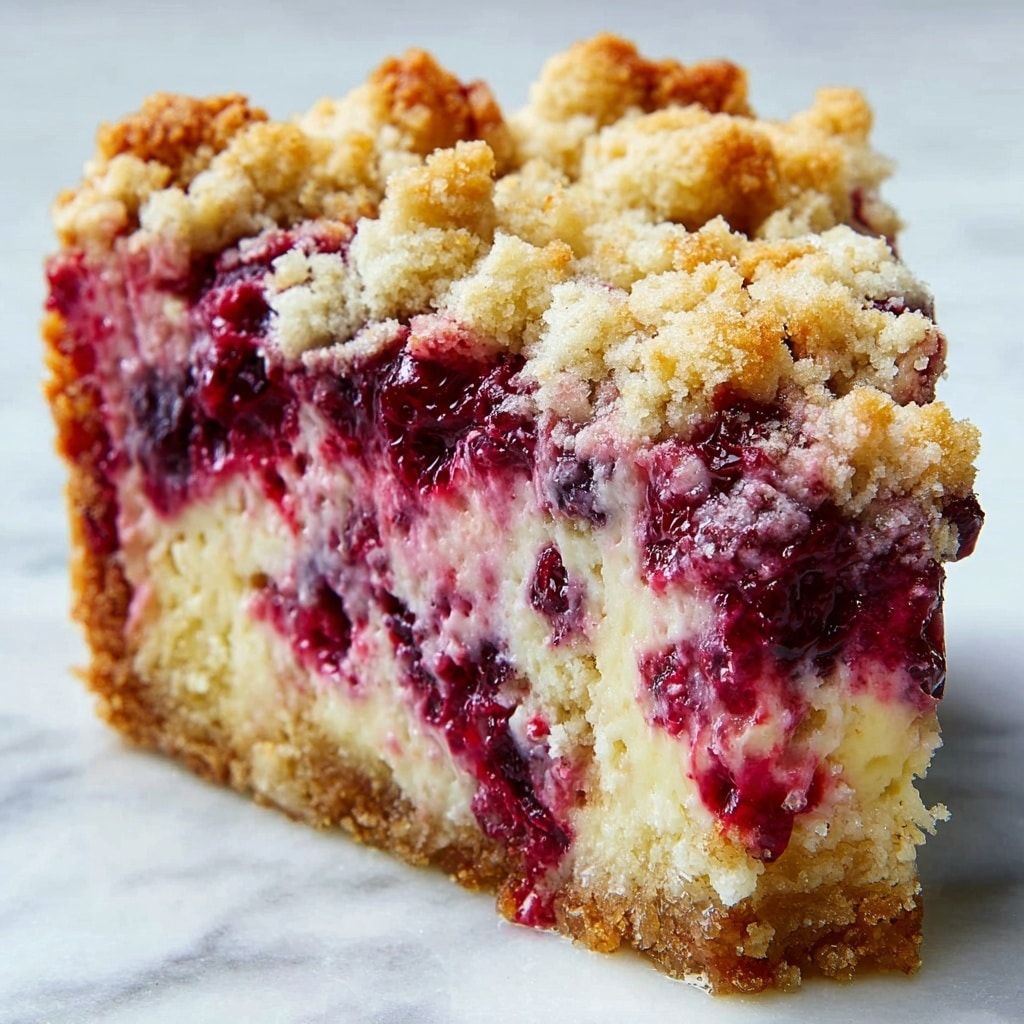 Raspberry Cream Cheese Coffee Cake Recipe - Recipe Image