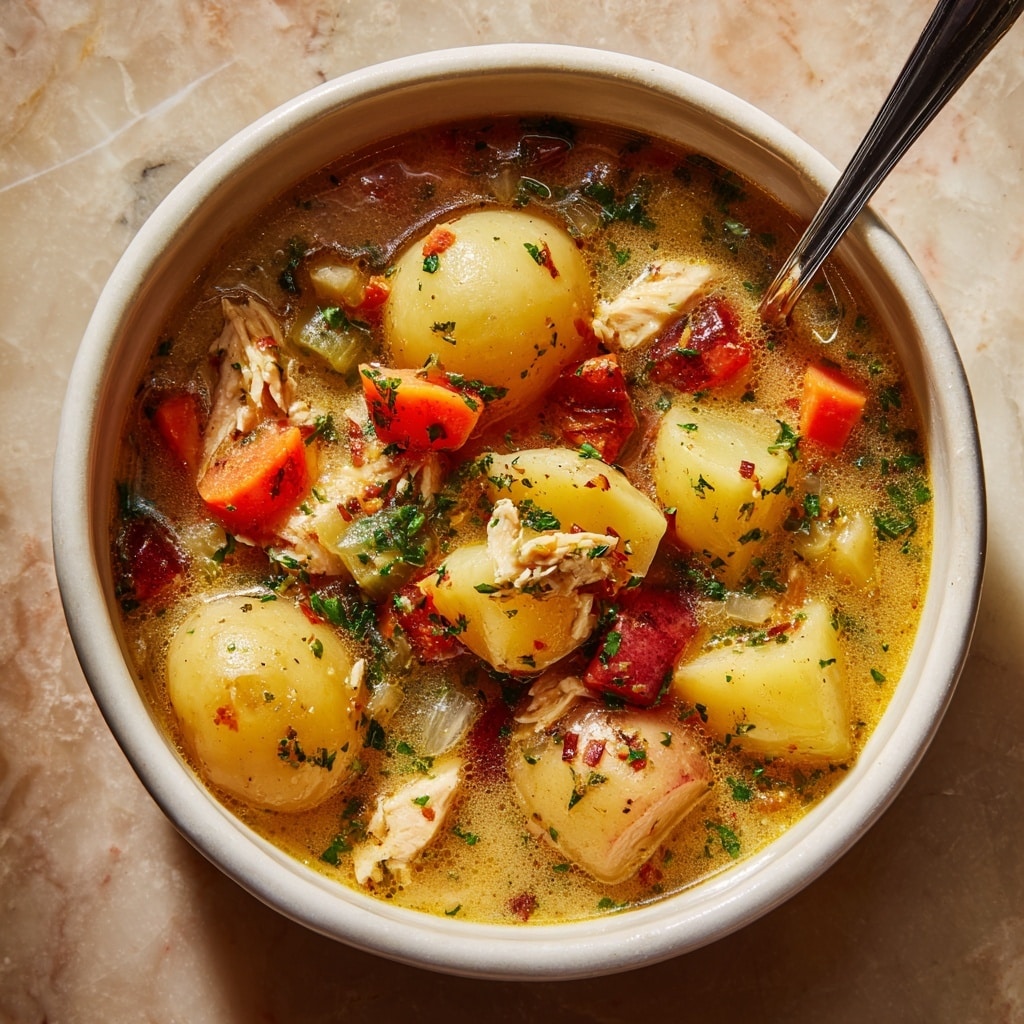 Hearty Chicken Thighs and Vegetable Stew Recipe - Recipe Image