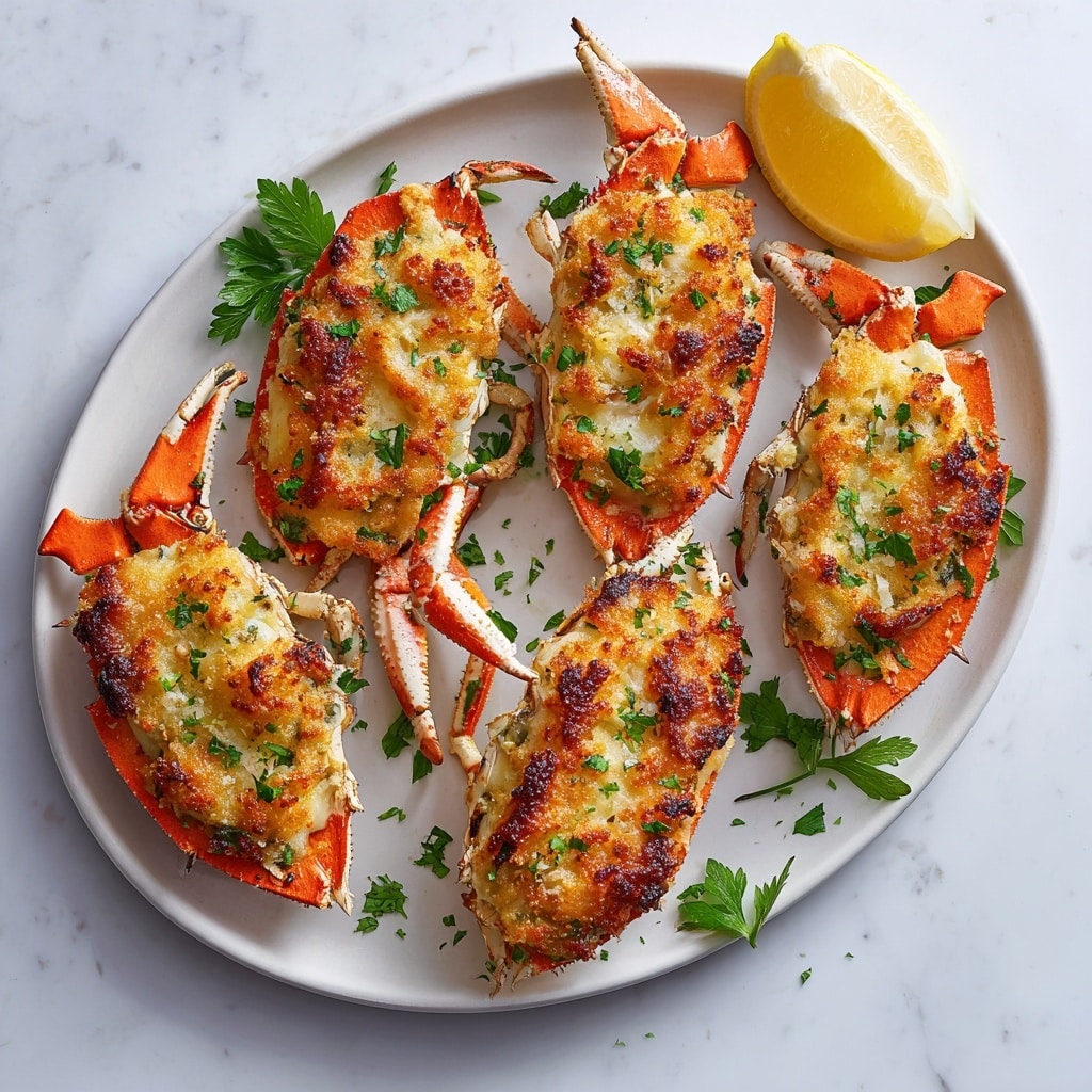 New Orleans Seafood Stuffed Crab Recipe - Recipe Image
