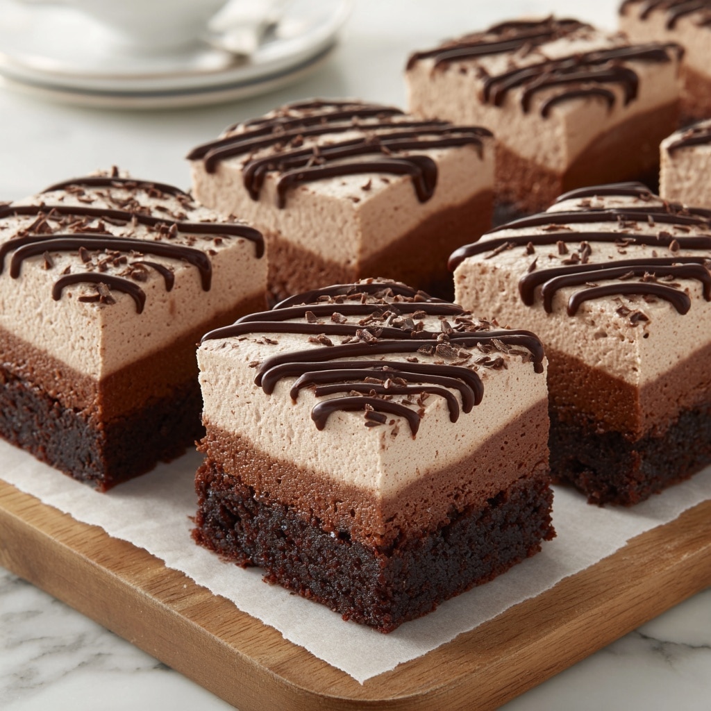 Chocolate Mousse Brownies Recipe - Recipe Image
