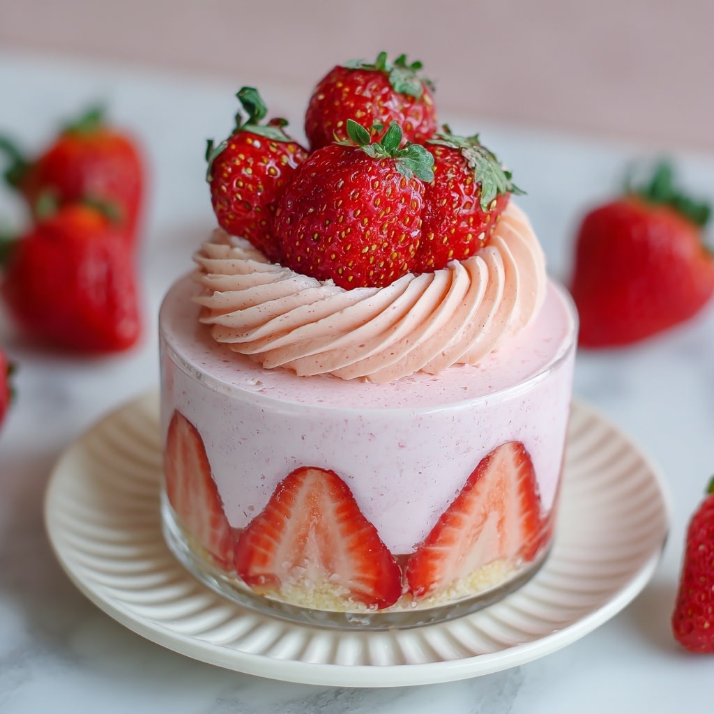 Strawberry Mousse Recipe - Recipe Image
