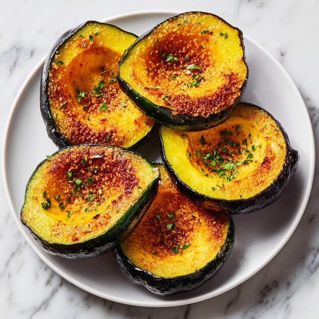 Parmesan Herb Roasted Acorn Squash Recipe - Recipe Image
