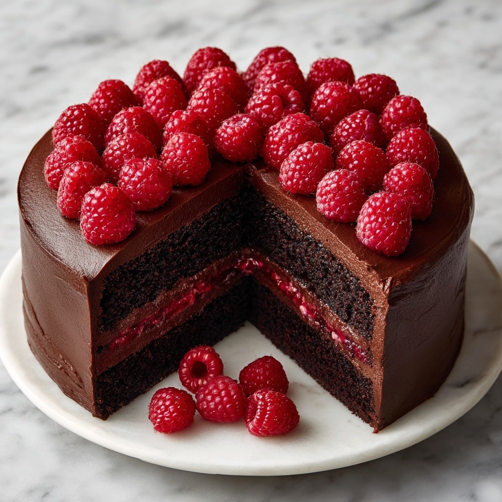 Decadent Chocolate Cake with Fresh Raspberry Bliss Recipe