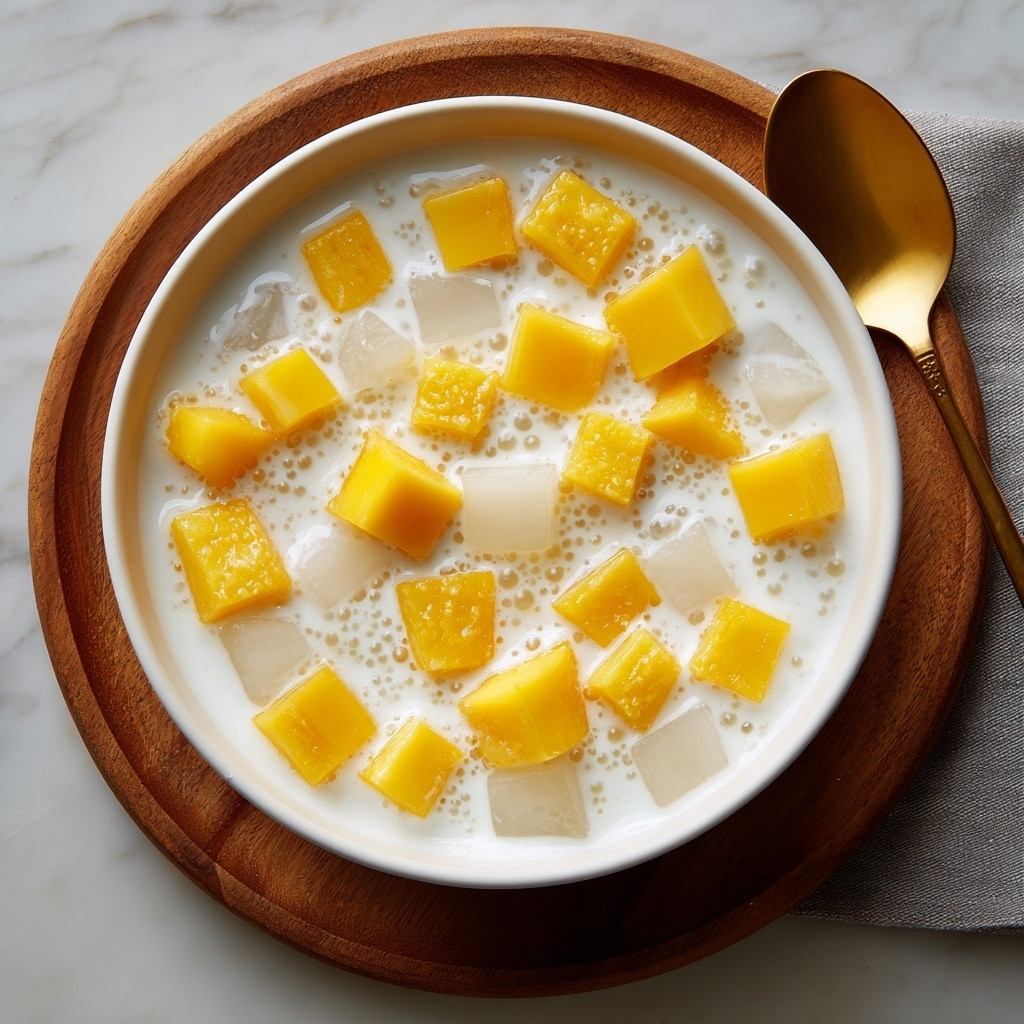 Mango Bango Coconut Mango Sago Dessert Recipe - Recipe Image