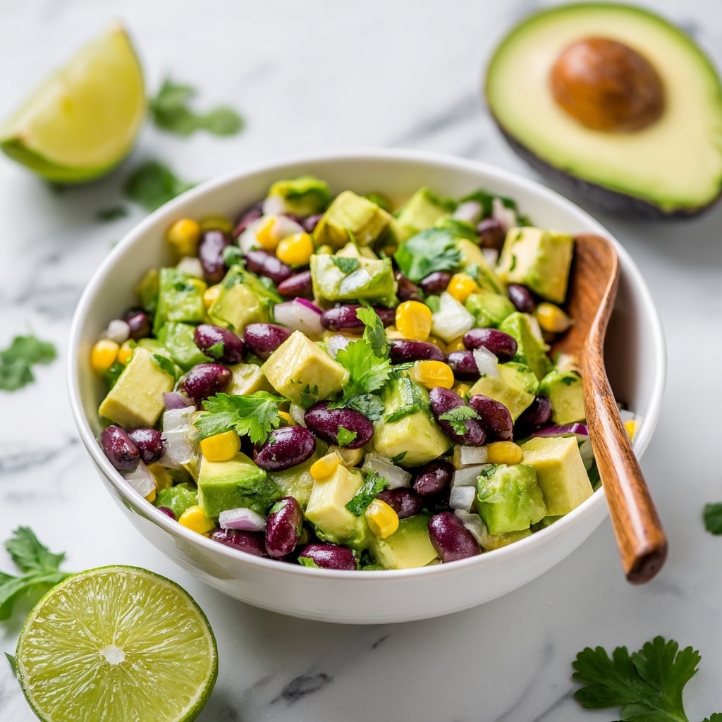 Black Bean Quinoa Bowl with Guacamole and Veggies Recipe - Recipe Image