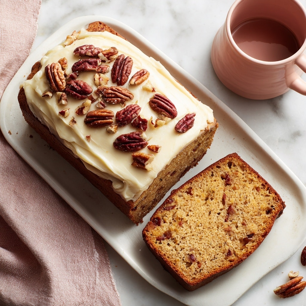 Hummingbird Bread with Cream Cheese Frosting Recipe - Recipe Image