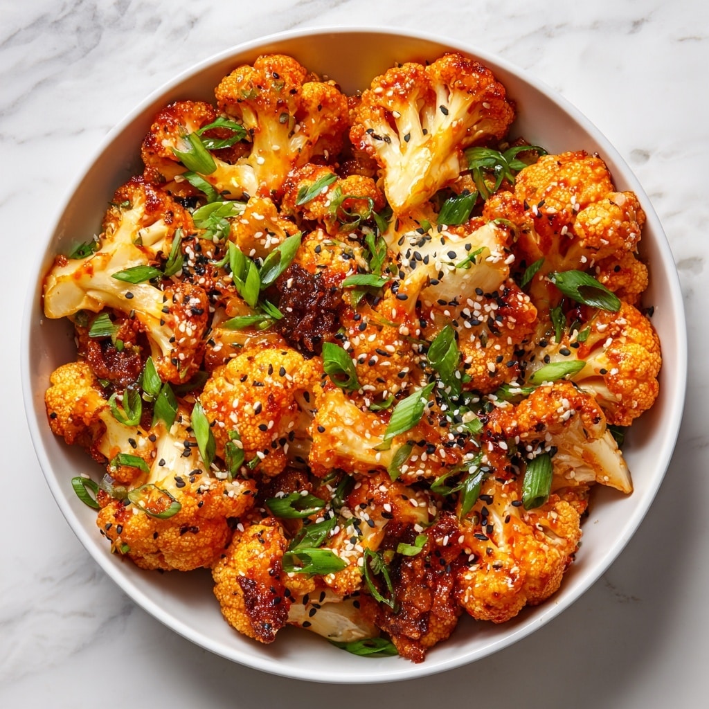 Sweet and Spicy Baked Cauliflower Recipe - Recipe Image