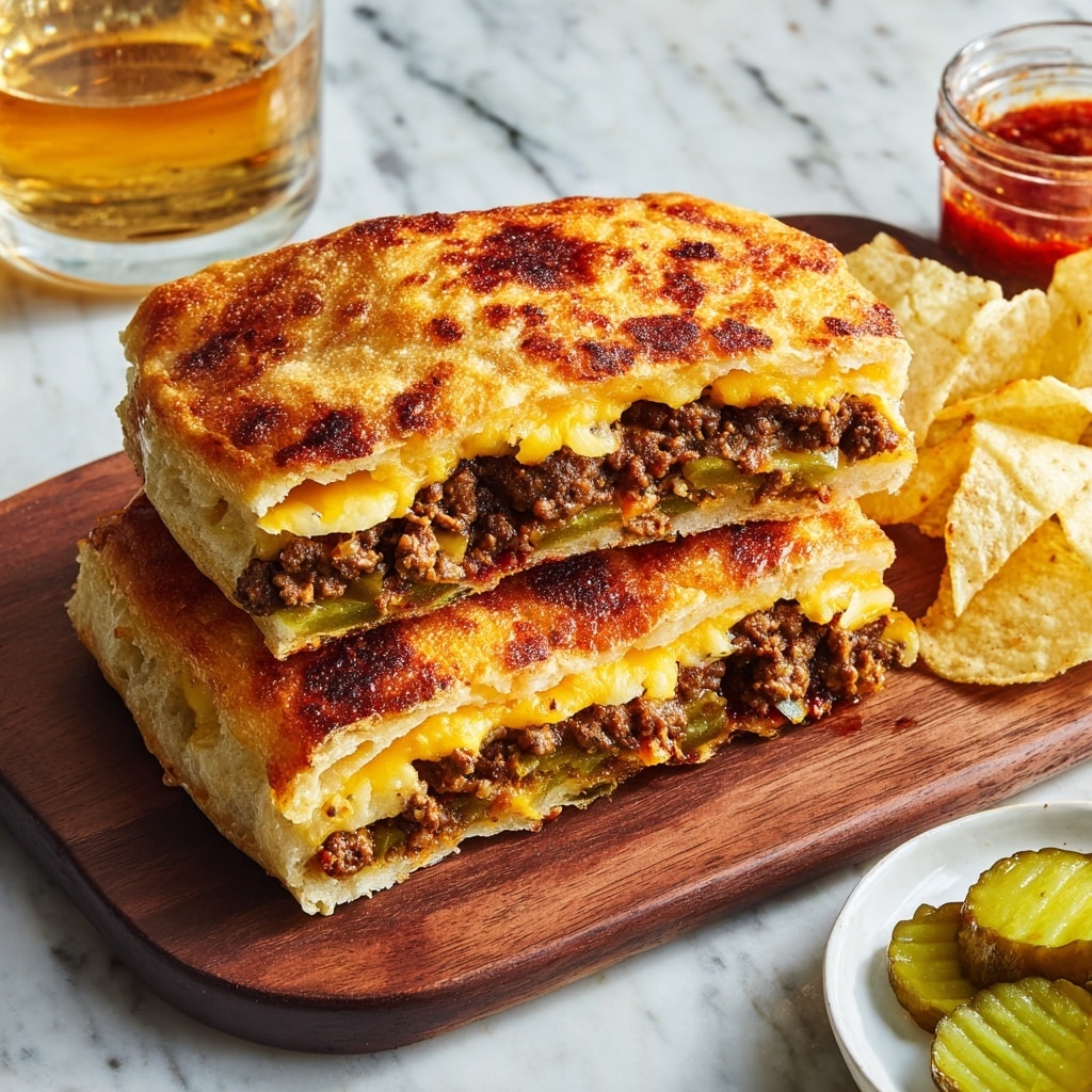 Crunchy Cheeseburger Wrap Recipe - Recipe Image