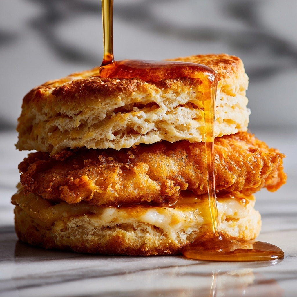 Hot Honey Chicken Biscuits Recipe - Recipe Image