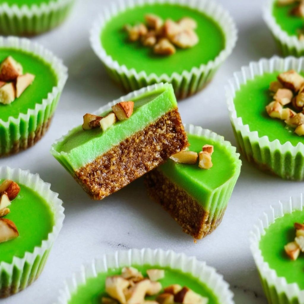 Matcha Coconut Almond Butter Cups Recipe - Recipe Image