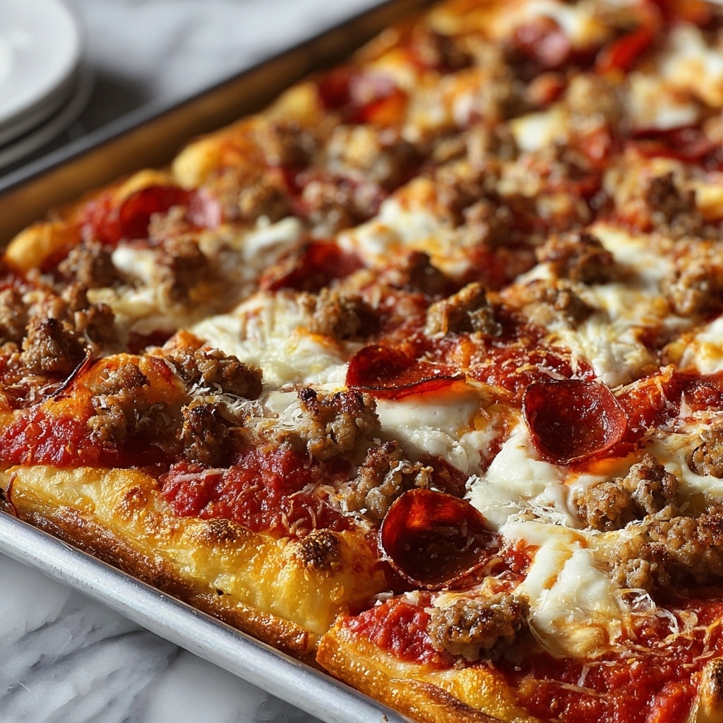 Meat Lovers Pizza Casserole Recipe - Recipe Image