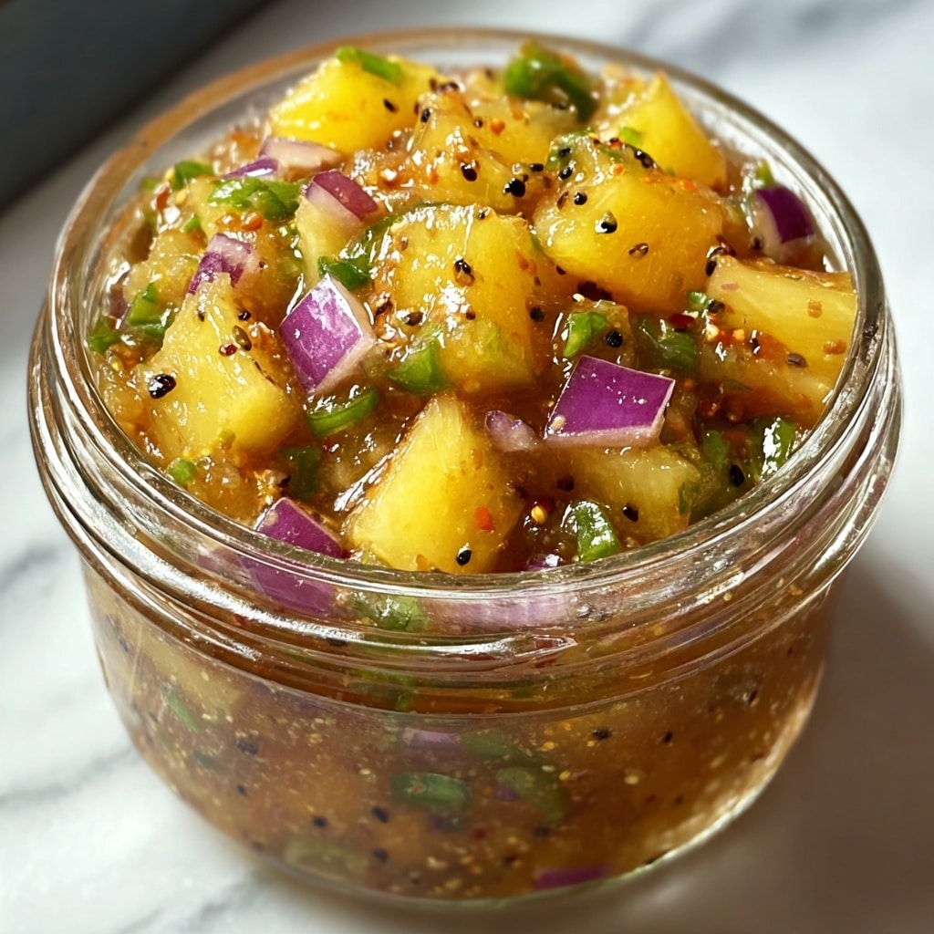 Spicy Pineapple Jalapeño Chutney Recipe - Recipe Image