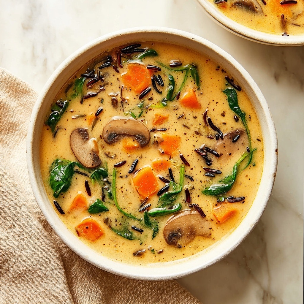 Cozy Autumn Wild Rice Soup Recipe - Recipe Image