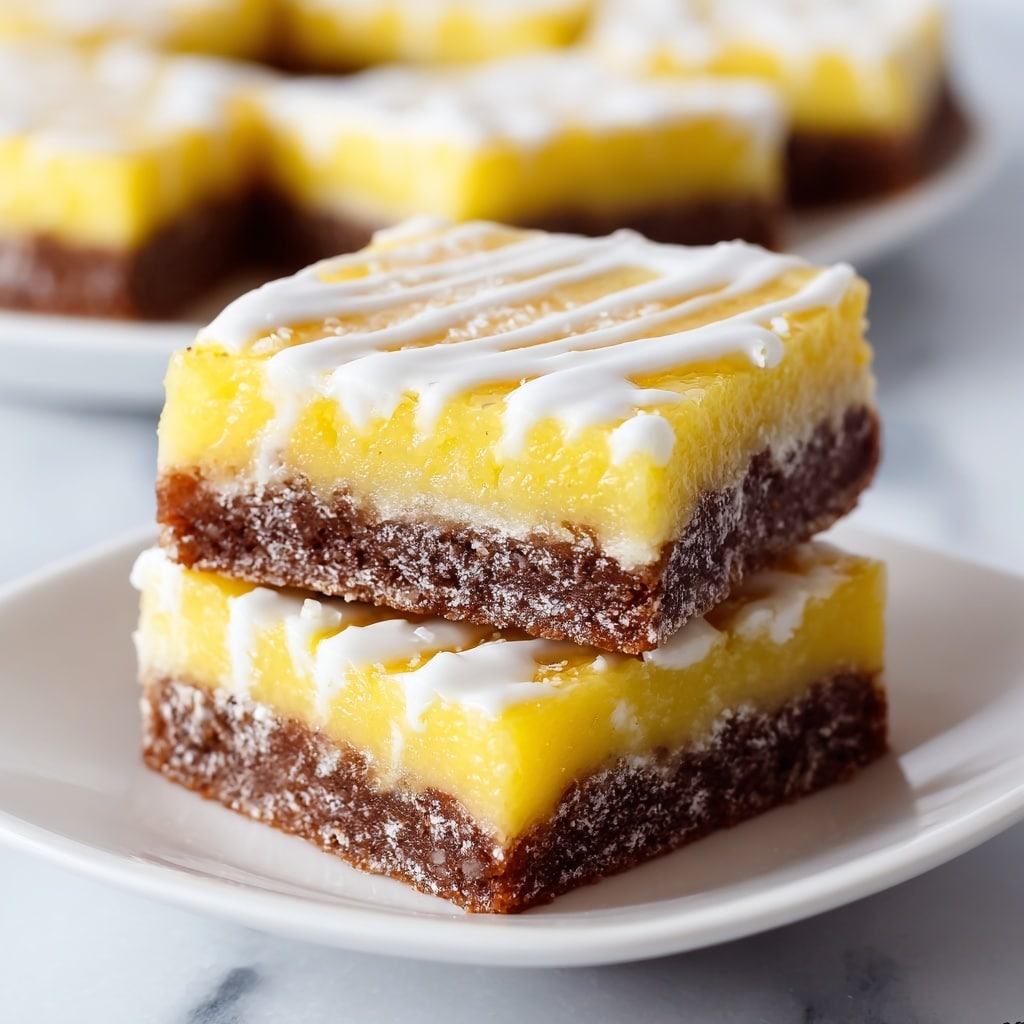 Gluten-Free Lemon Brownies Recipe - Recipe Image