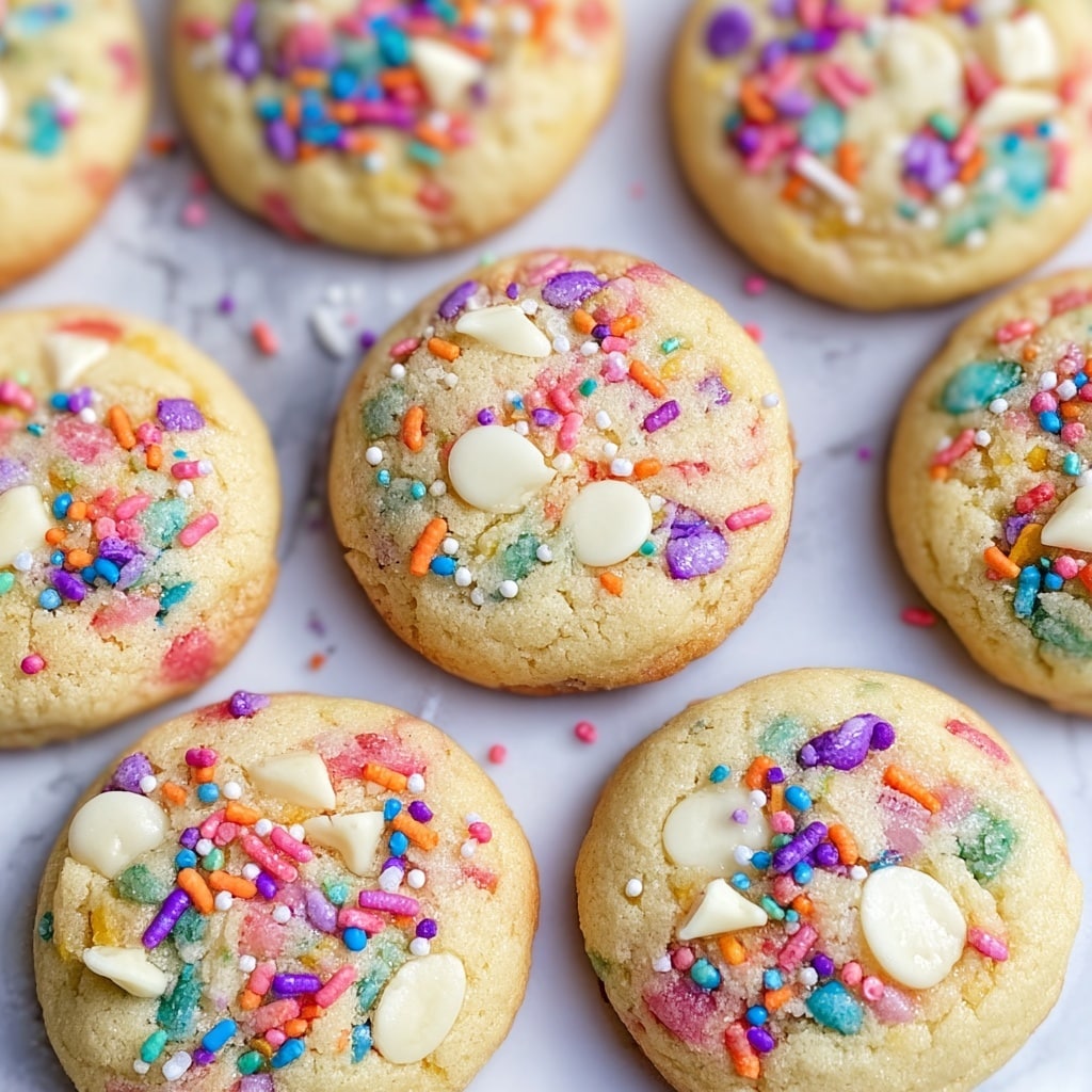 White Chocolate Confetti Cookies Recipe - Recipe Image