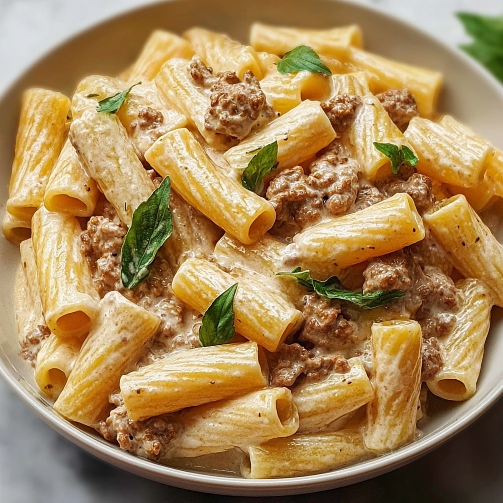 Creamy Sausage Rigatoni Recipe