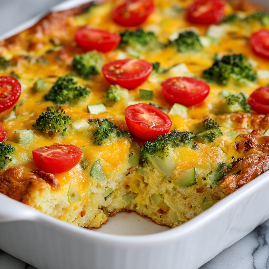 Vegetable Breakfast Casserole Recipe - Recipe Image
