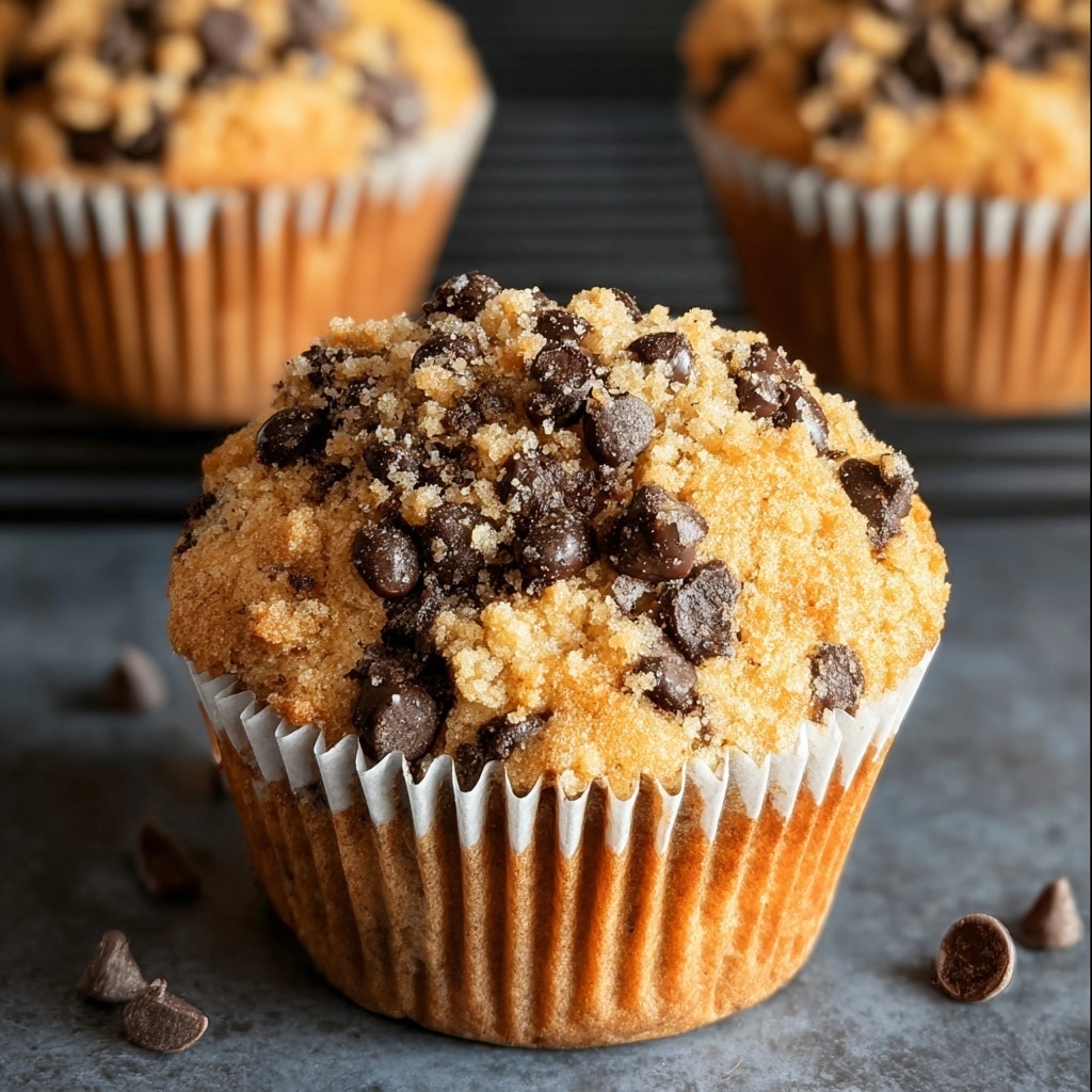 Chocolate Chip Tigernut Flour Muffins Recipe - Recipe Image