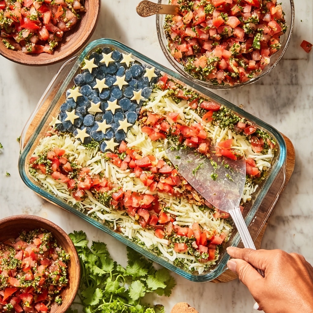 Taco Salad Flag Recipe - Recipe Image