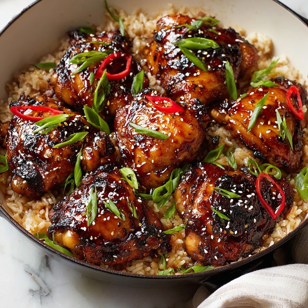 Honey Soy Baked Chicken Thighs Recipe - Recipe Image