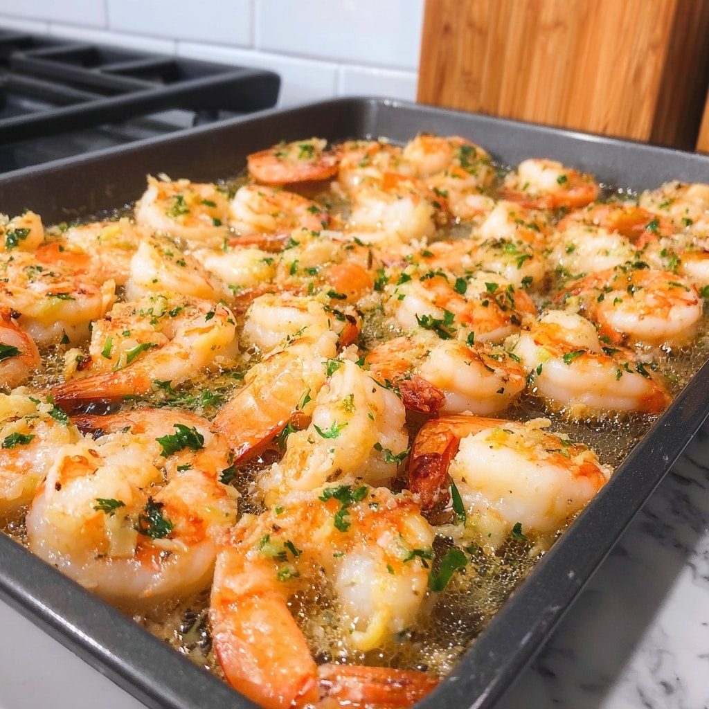 Garlic Parmesan Roasted Shrimp Recipe