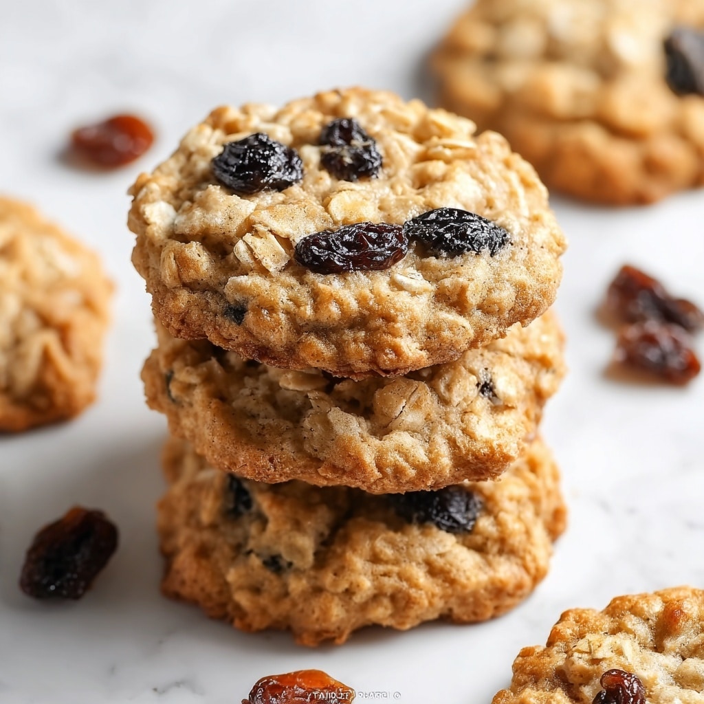 Soft & Chewy Oatmeal Raisin Cookies Recipe - Recipe Image
